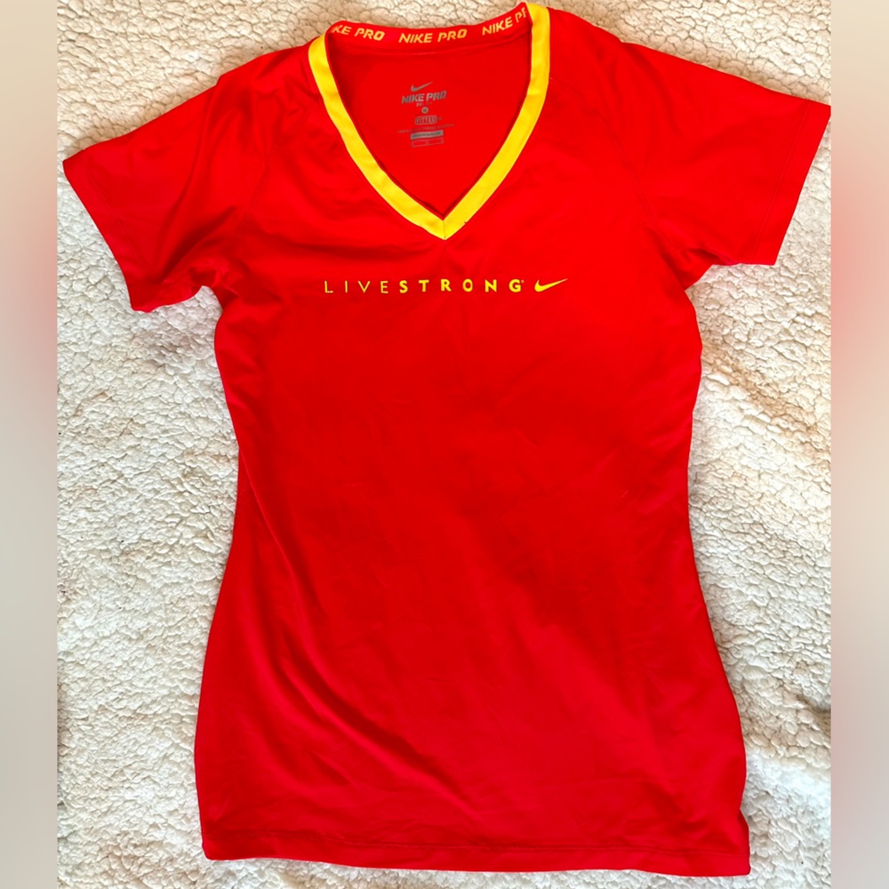 LiveStrong Nike Fitted shirt